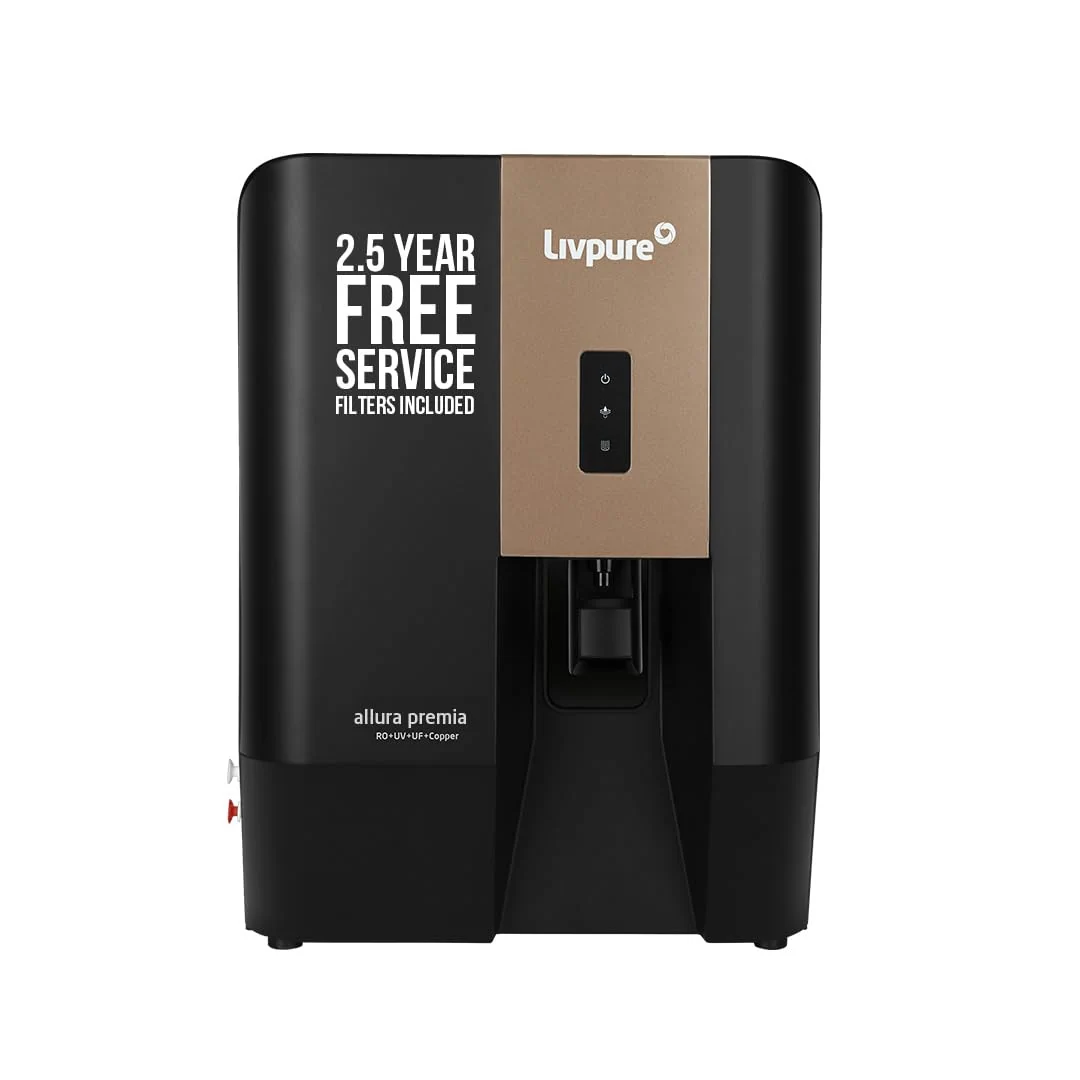 Livpure Allura Premia RO+UV+UF+Copper+Alk+Mineraliser Water Purifier