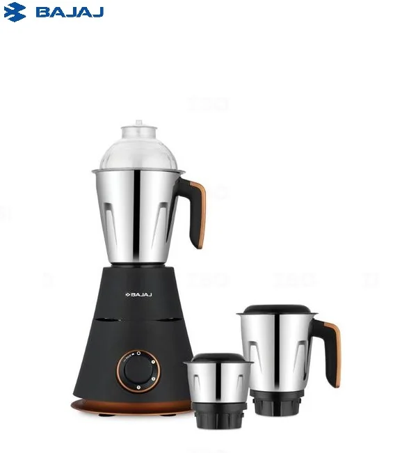 Bajaj Ninja Series Virtue 750W 3 Jar Black Mixer Grinder
