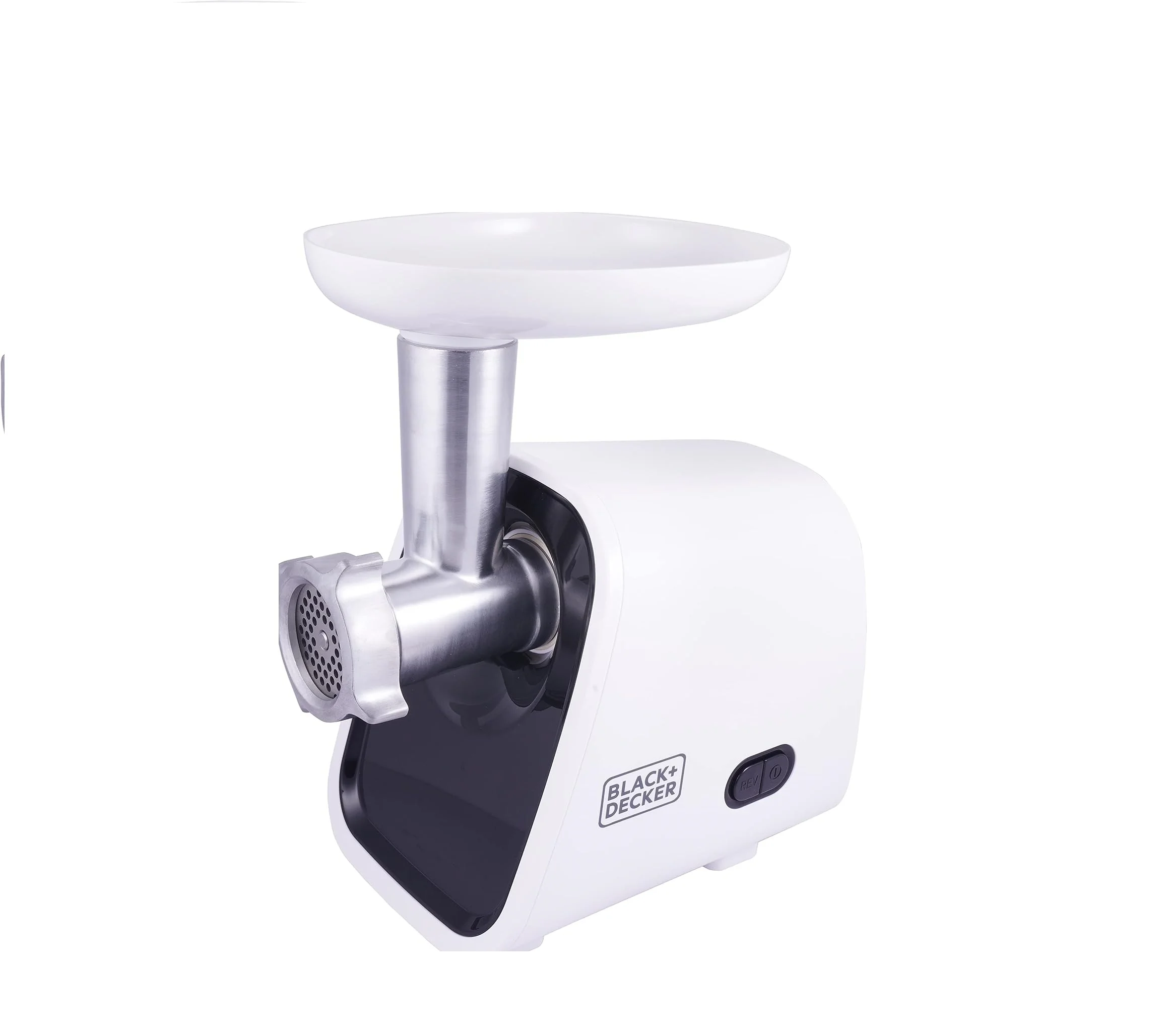 Black & Decker 1500W Meat Mincer/Grinder, White - Fm1500-B5 Plastic Material