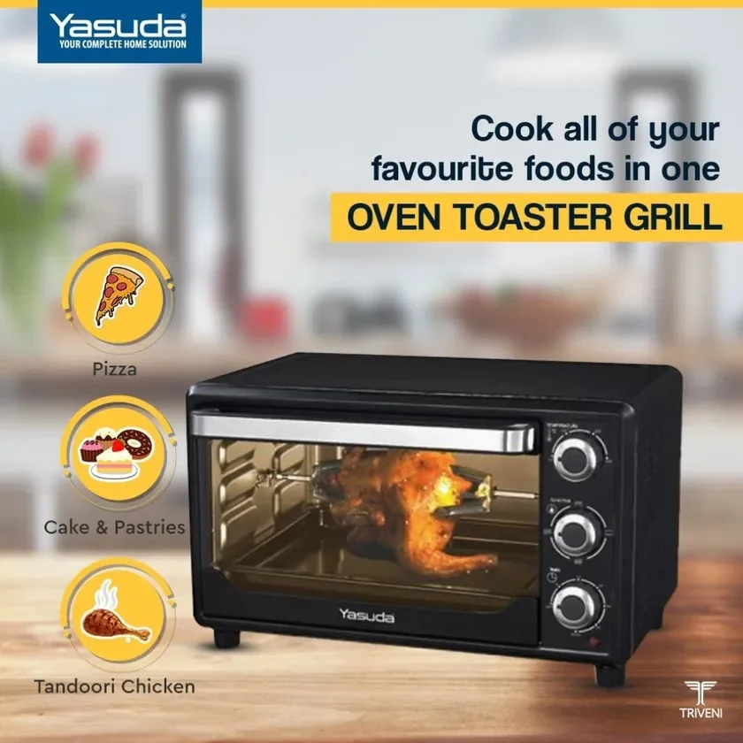 Yasuda 32 Liters 1600 Watts Oven Toaster Griller-YS-OTG32