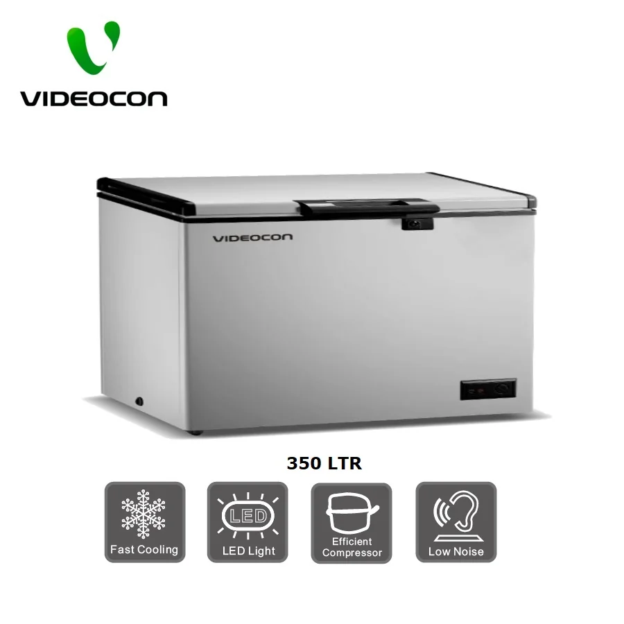Videocon 350 Ltr Chest Freezer with Sliding Glass