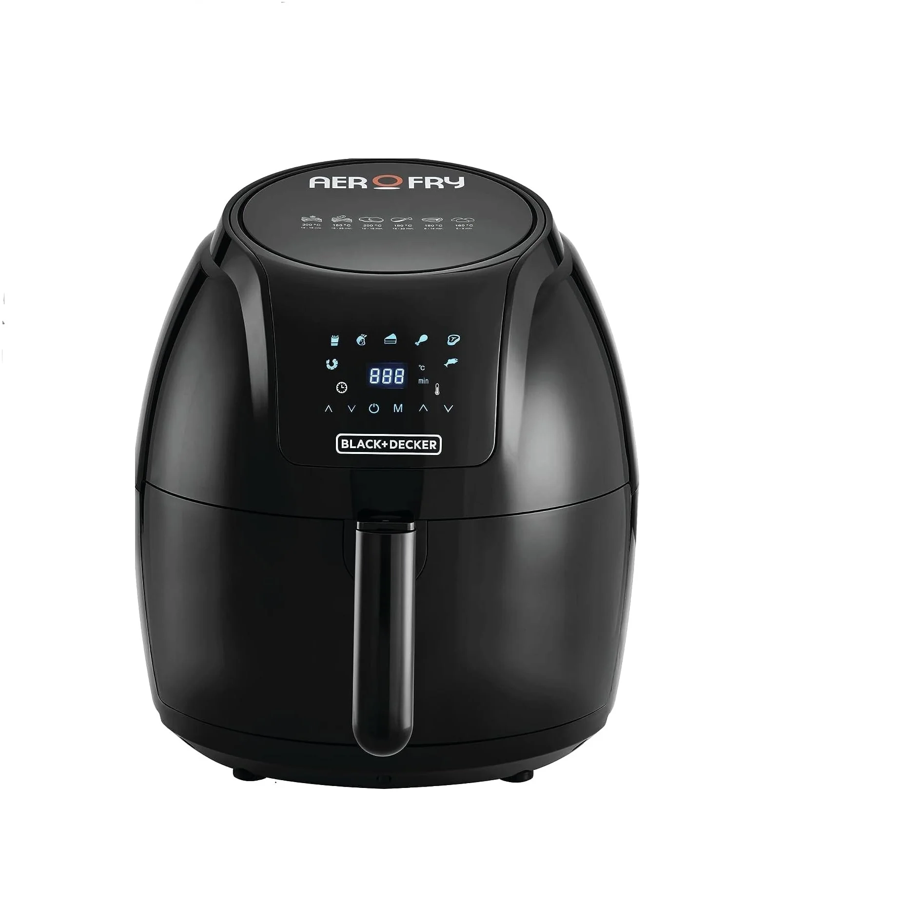 BLACK+DECKER AF625-B5 XL Digital Air Fryer 1800W 5.6L/1.5Kg Capacity With Rapid Hot Air Circulation For Frying