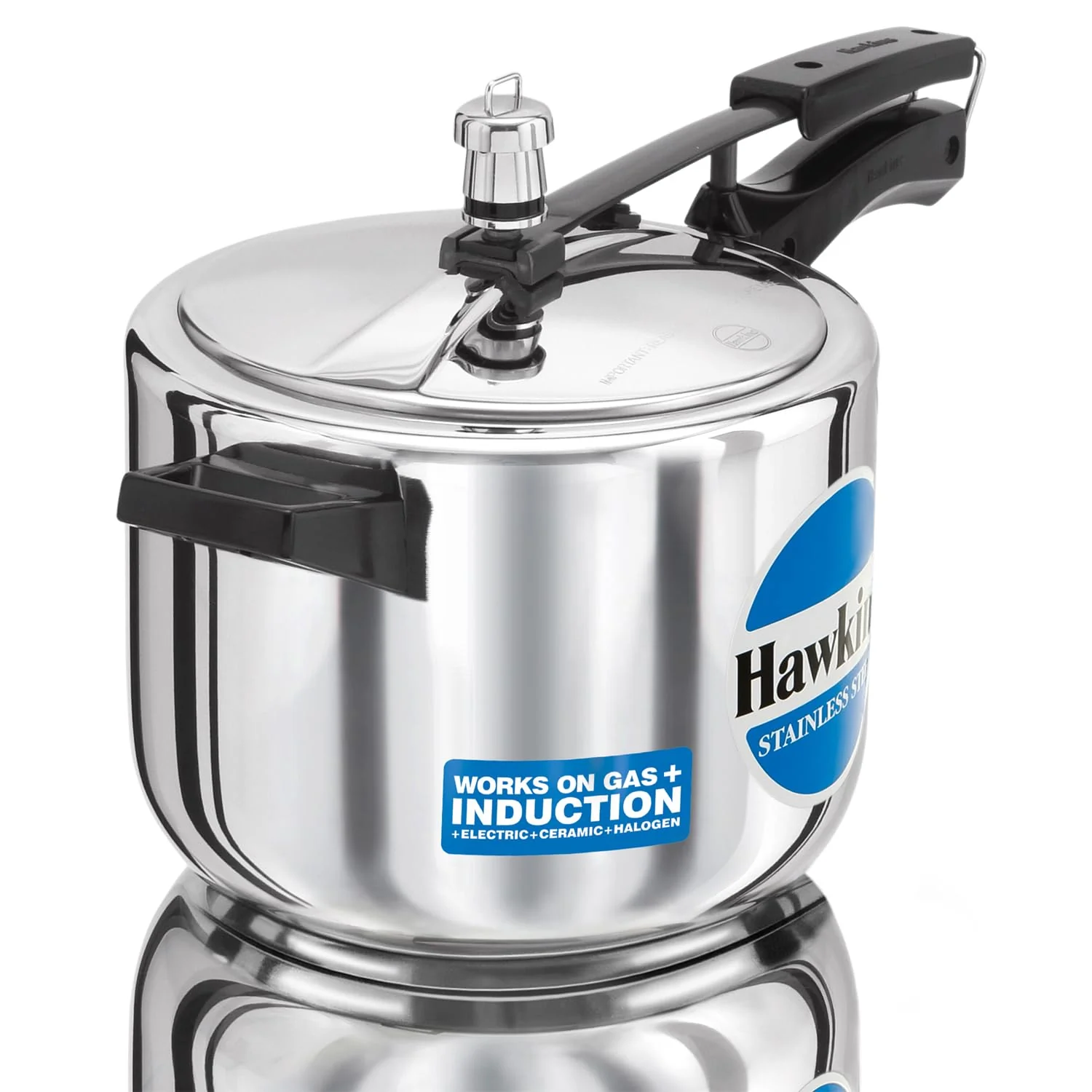 Hawkins 5 Liters Stainless Steel Pressure Cooker With Inner Lid_ HSS50