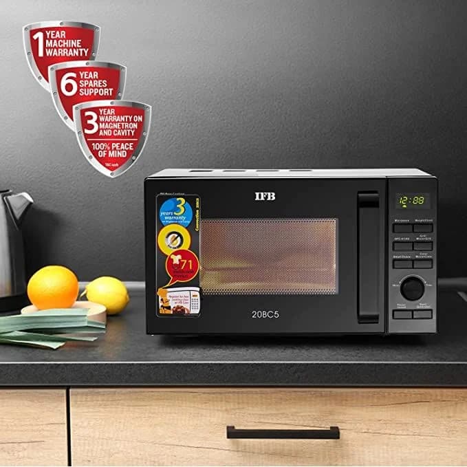 IFB 20Bc5 20L Convection Microwave - Black