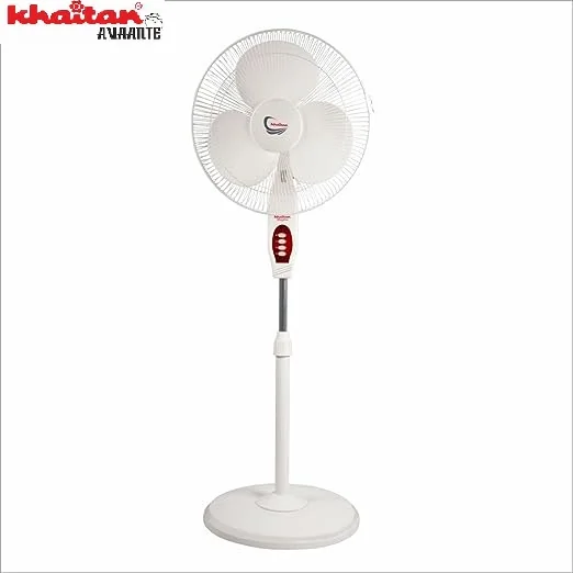 Khaitan Pedestal Fan 16" 400MM MAGMA( HIGH Speed) White