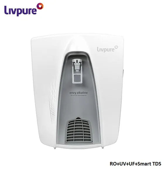 Livpure Envy Alkaline RO+UV+UF+Smart TDS Adjuster+Alkaliser Water Purifier