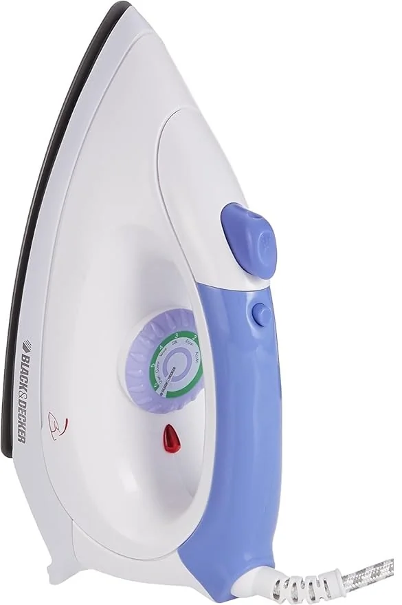 Black + Decker Dry Iron With Spray Function, White - F150-b5