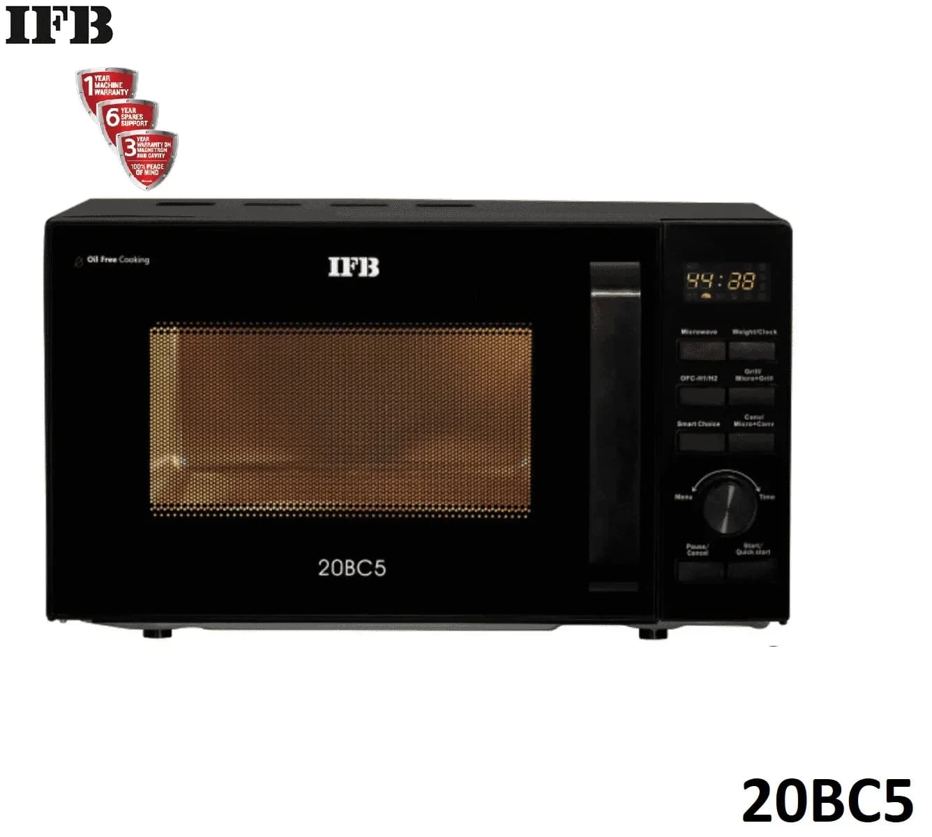 IFB 20Bc5 20L Convection Microwave - Black