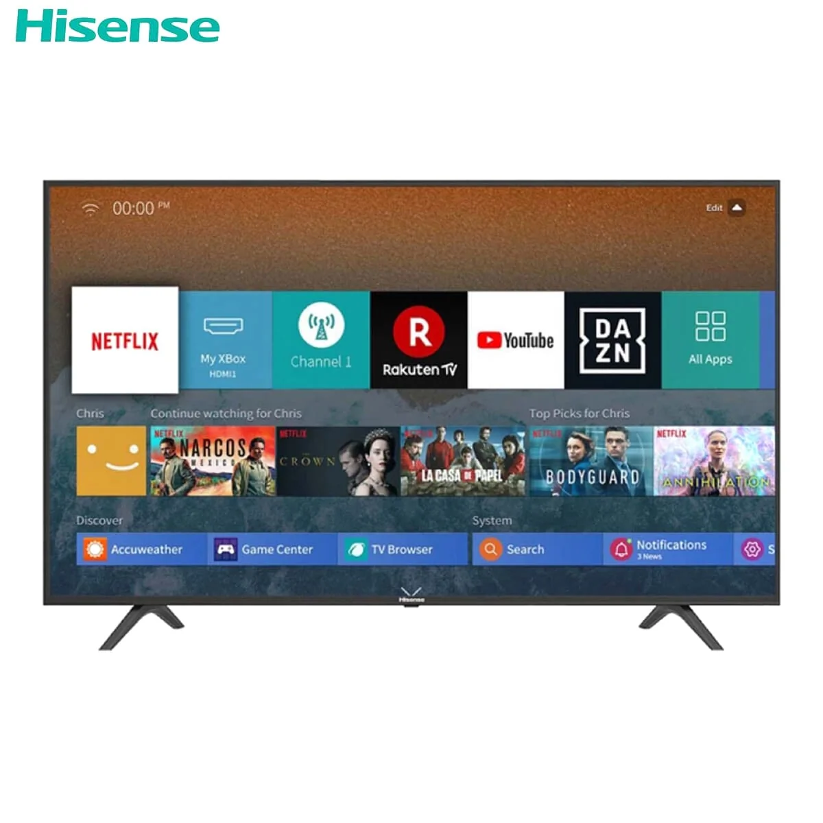 Hisense 32" Android 9.0 Smart bazelless Hd Led Tv (32A6200F)