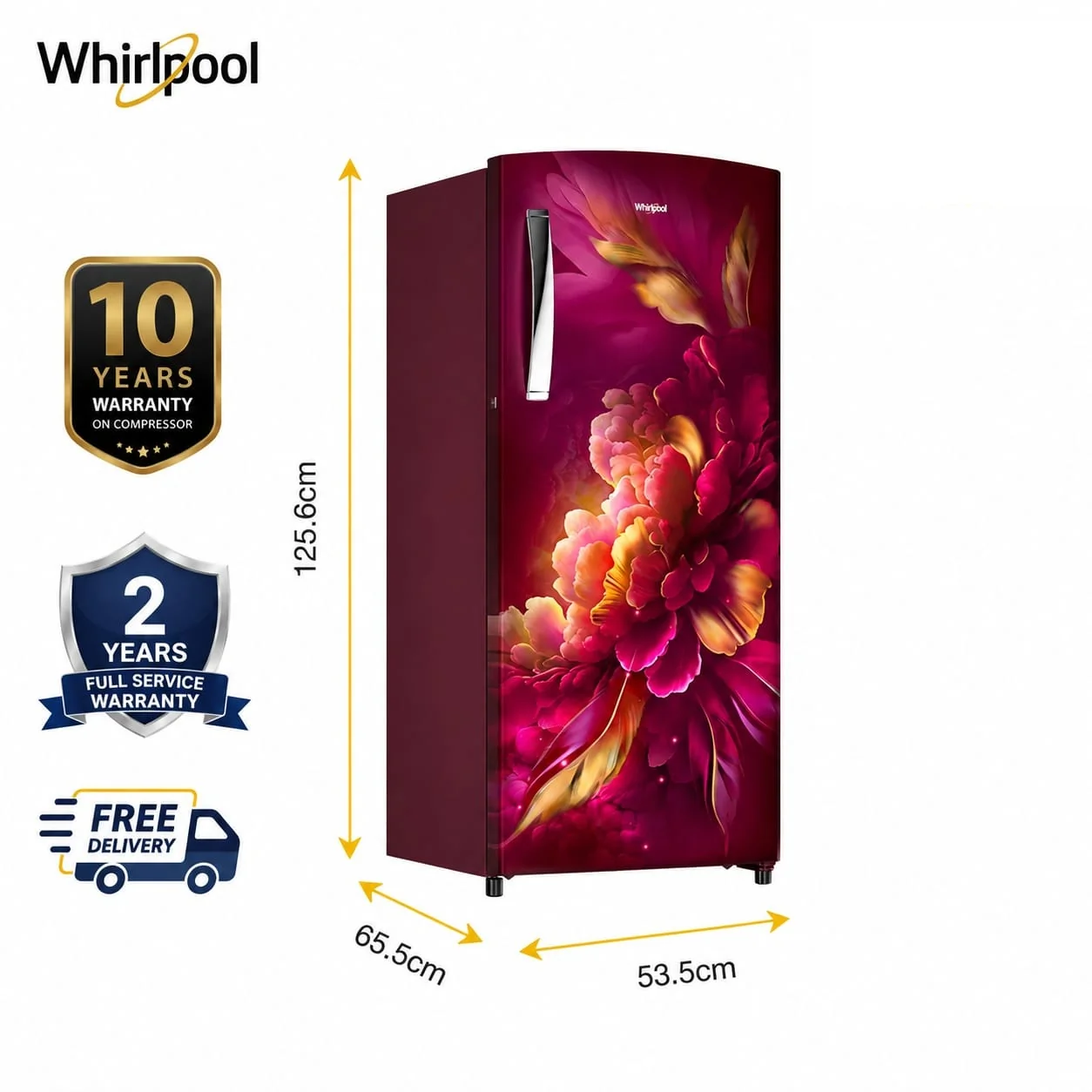 Whirlpool Icemagic Pro 200L 3 Star Single-Door Refrigerator/215 IMPRO PRM WINE INFINITY -Y