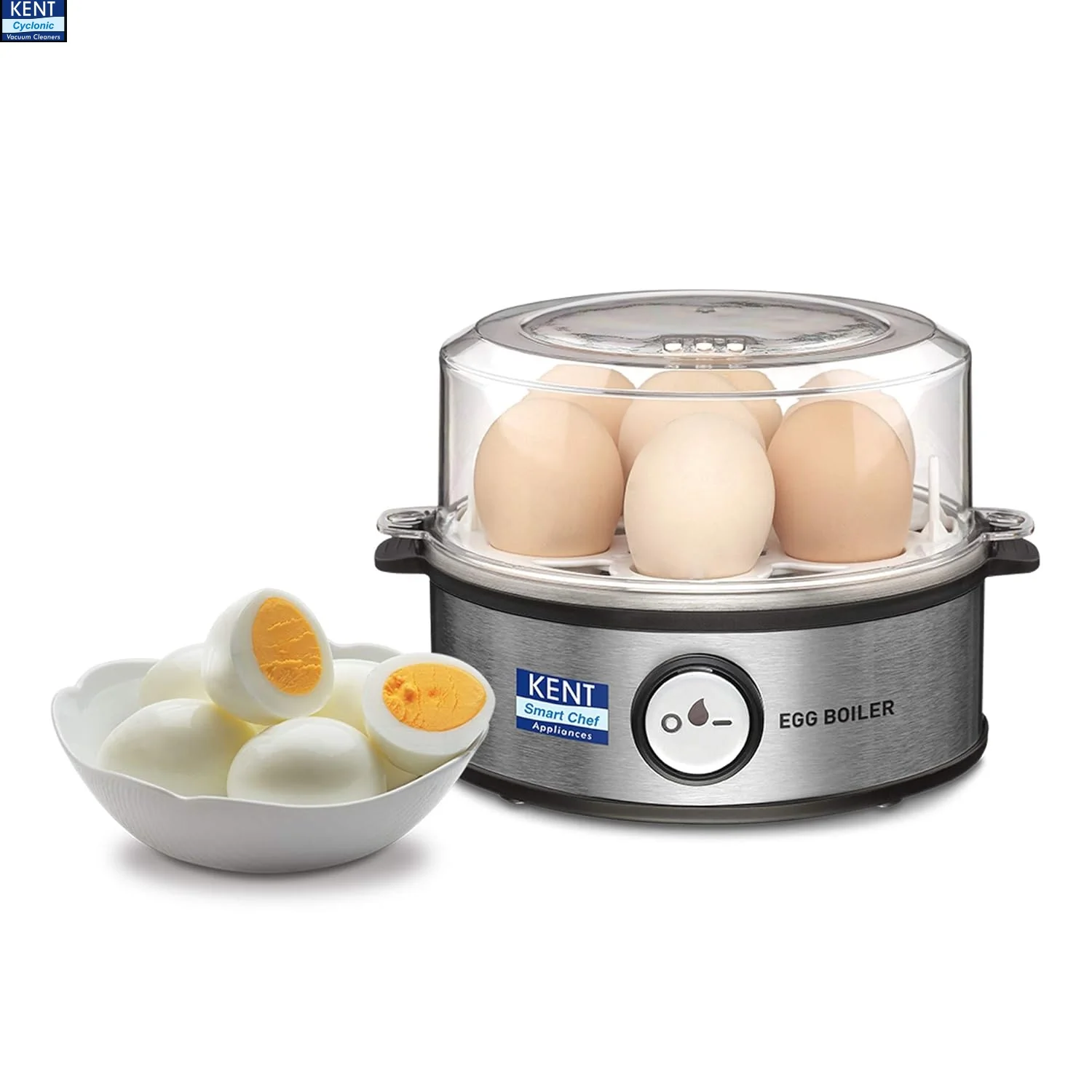 KENT Instant Egg Boiler Easy , Quick and Automatic Operation 3 Boiling Modes Upto 7 Egg at a Time