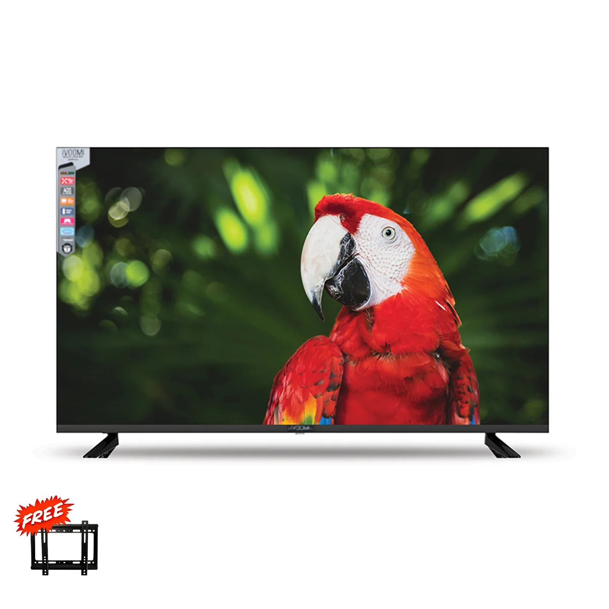 IVOOMI 43″ 4K Android Smart LED TV IV43SF With Free Wall Bracket
