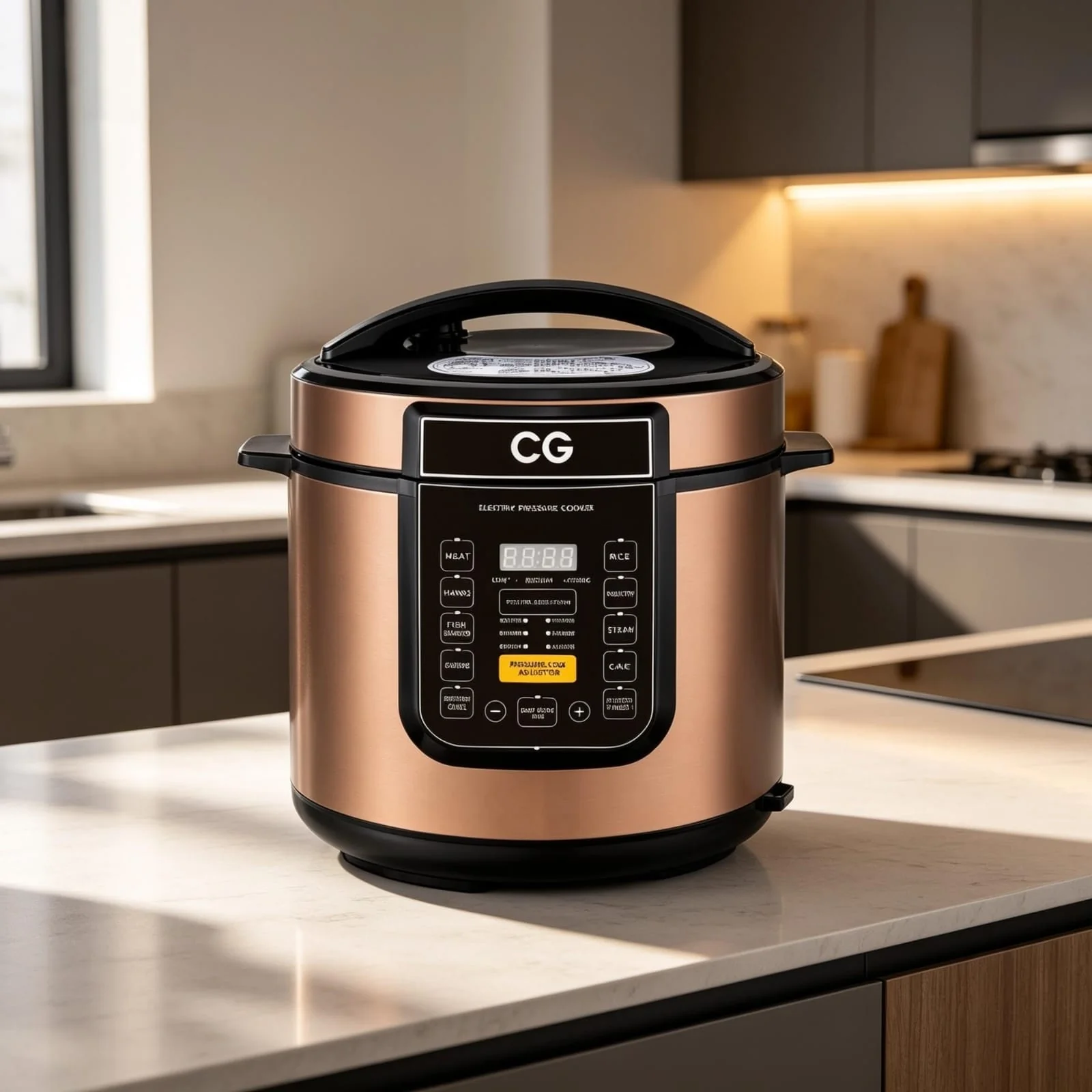CG Electric Pressure Cooker CGEPC6L01 – 6 Liters, 1000W