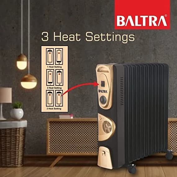 Baltra Oil Heater Stellar 11 Fin BTH 139/ 2 Years Full Service Warranty
