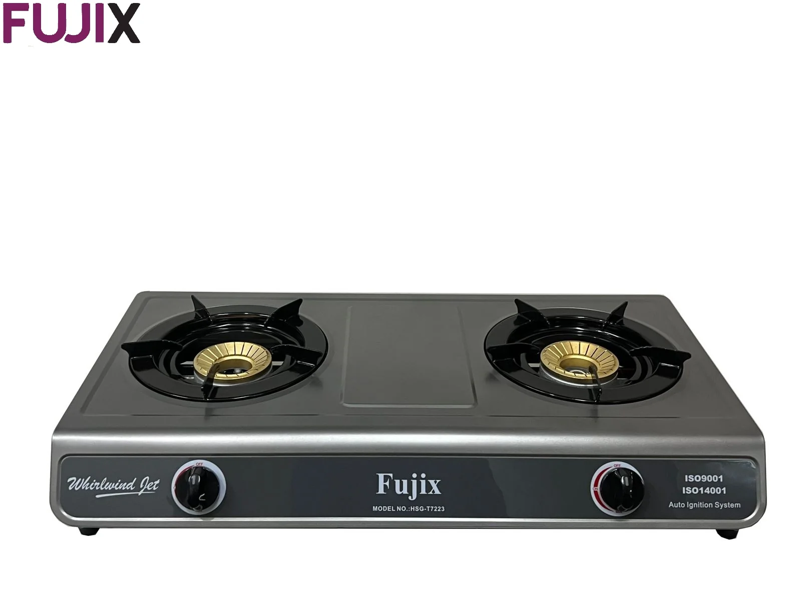 Fujix 2 Burner Coated Cold Rolled Steel Gas stove (HSG_T7223)