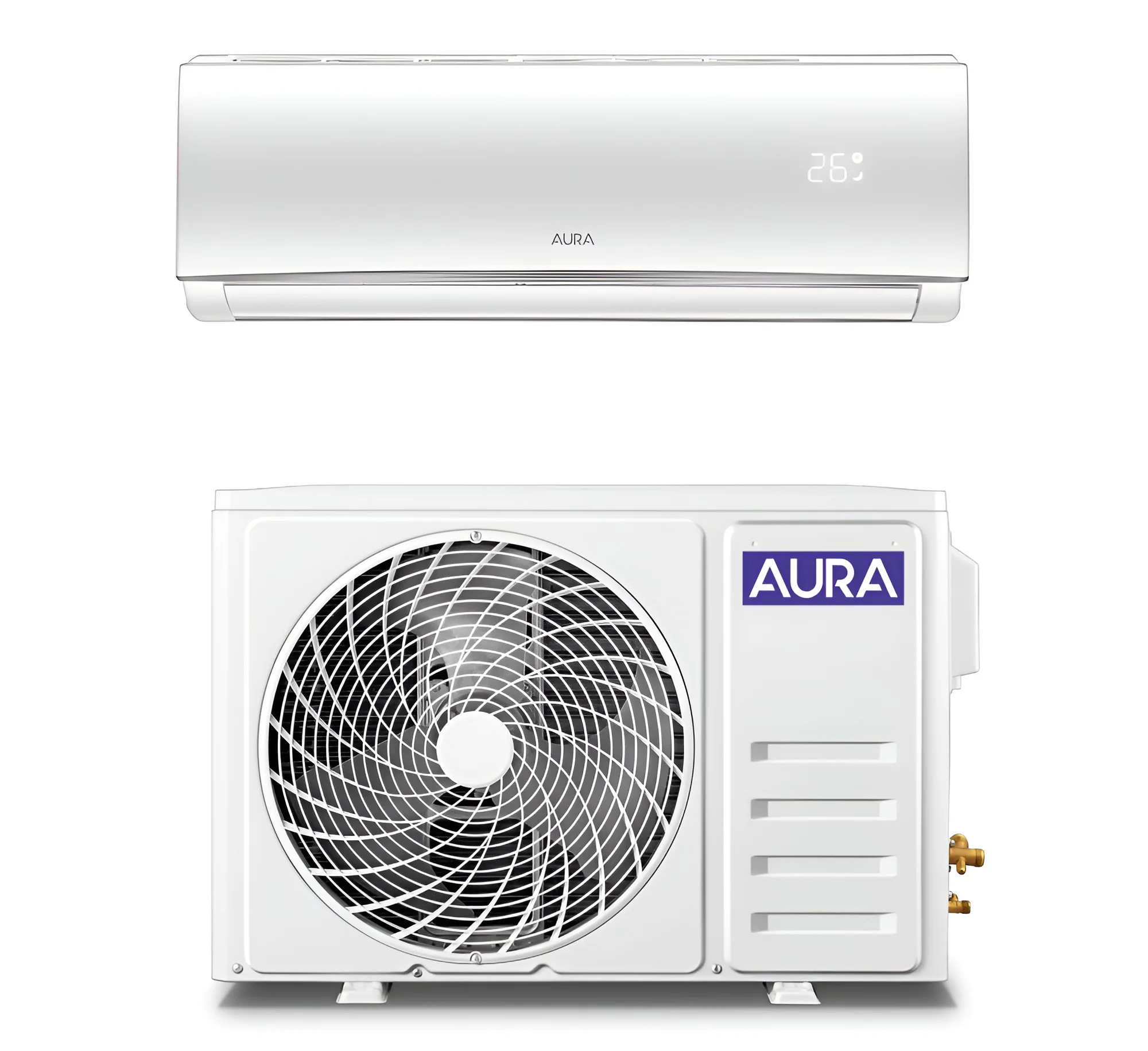 AURA Air Conditioner 1 Ton Non Inverter Split Type AC - AU12NSWAC