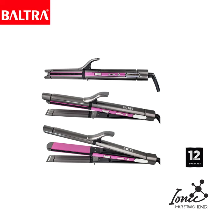 Baltra 3-in-1 Multi Functional Hair Iron Baroque BPC 858/1 year Warranty