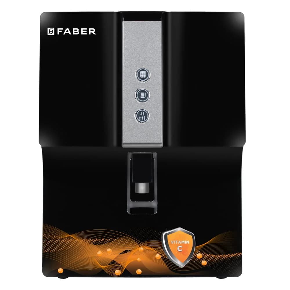 Faber RO+ MAT+Vitamin C,7 Liters Water purifier with 7Stage, Upto 2500 TDS, Black