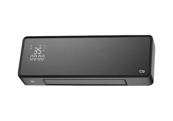 CG Wall Mount Heater 2000 Watt _ CGWMH20RA/Glass Panel/Wide angle Oscillation