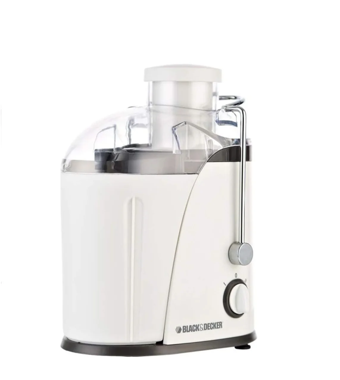 Black & Decker 400W Juice Extractor With Wide Chute - White, JE400-B5