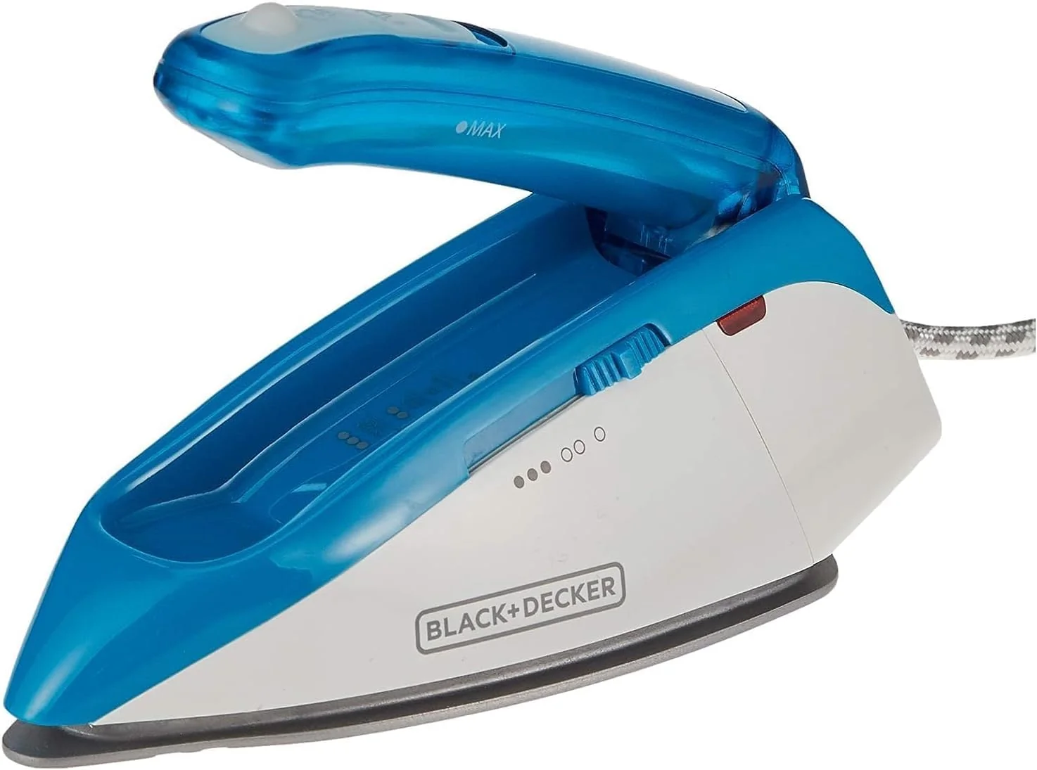 Black & Decker 1085W Dual Voltage Travel Steam Iron, Blue - Ti250-B5/2 years warranty