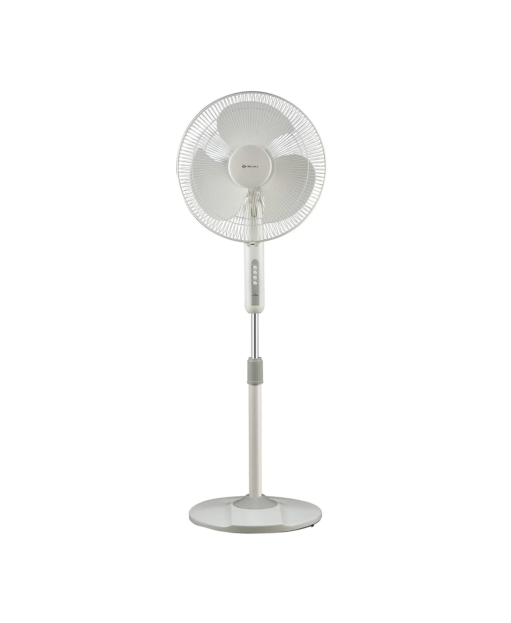 Bajaj Neo-Spectrum 400 MM Pedestal Fan for Home | High Air Delivery | High Speed | Full Copper Motor | Overload Thermal Protector | 2 Yrs Warranty 【Grey】