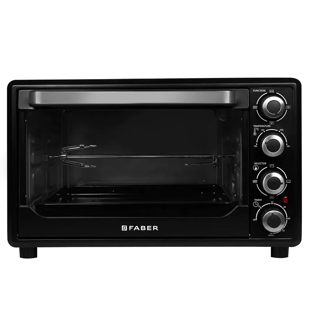 FABER FOTG 34L Oven Toaster Grill with Motorized Rotisserie (Black)