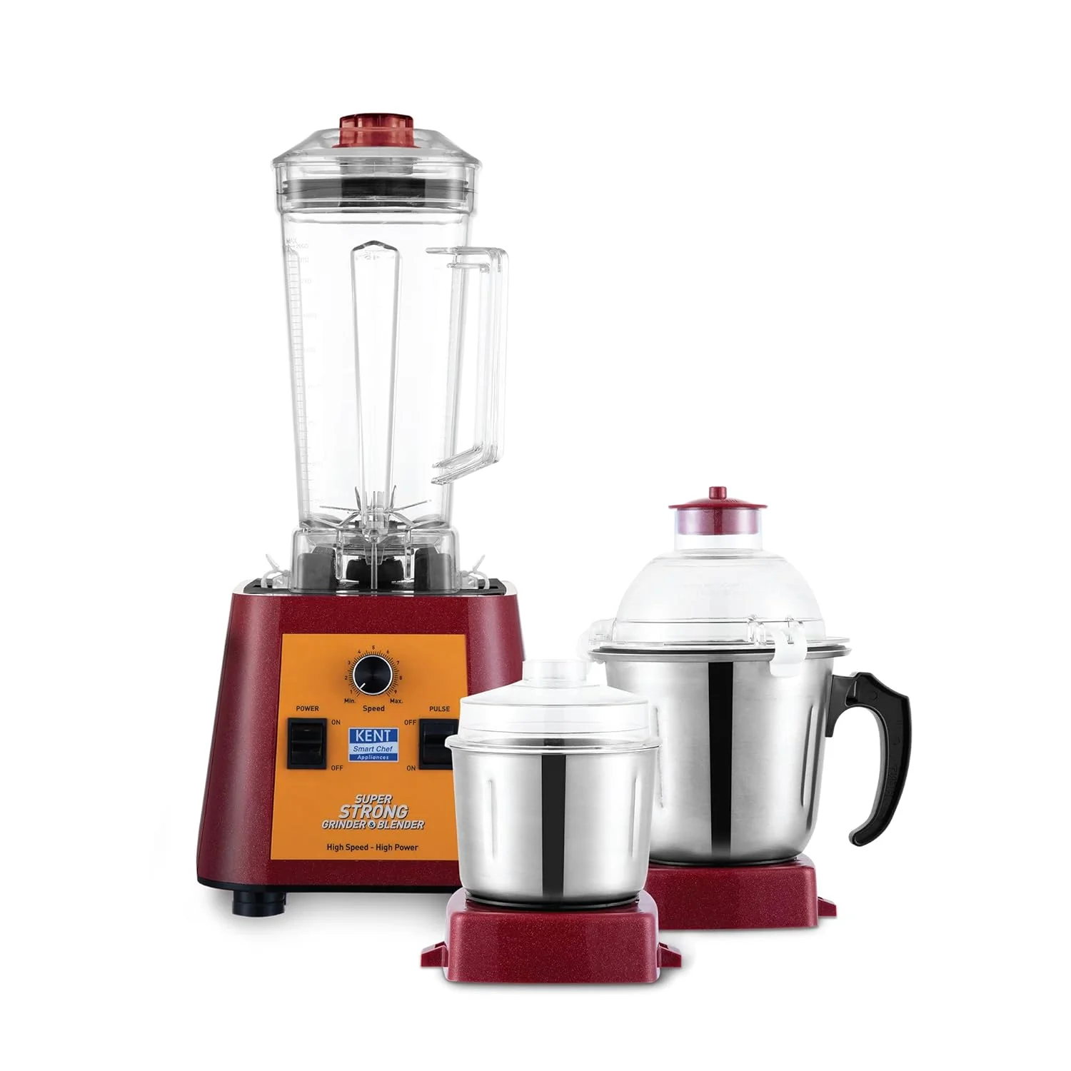 KENT Stainless Steel Super Strong Grinder & Blender |30,000 Rpm Electronic Variables Speed Control