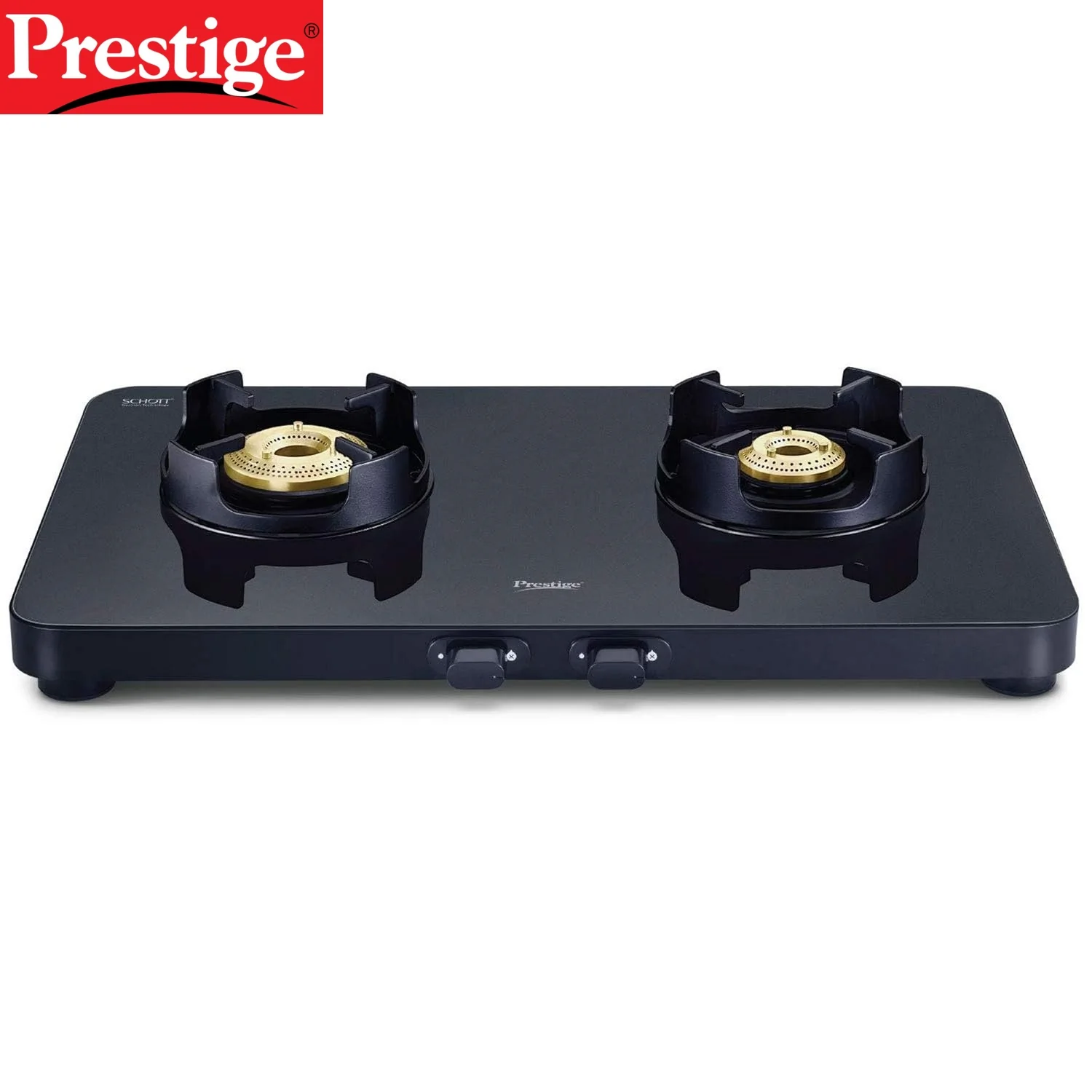 Prestige Edge Manual Powder Coated Gas Stove PEB02 | 2 Burner Gas stove