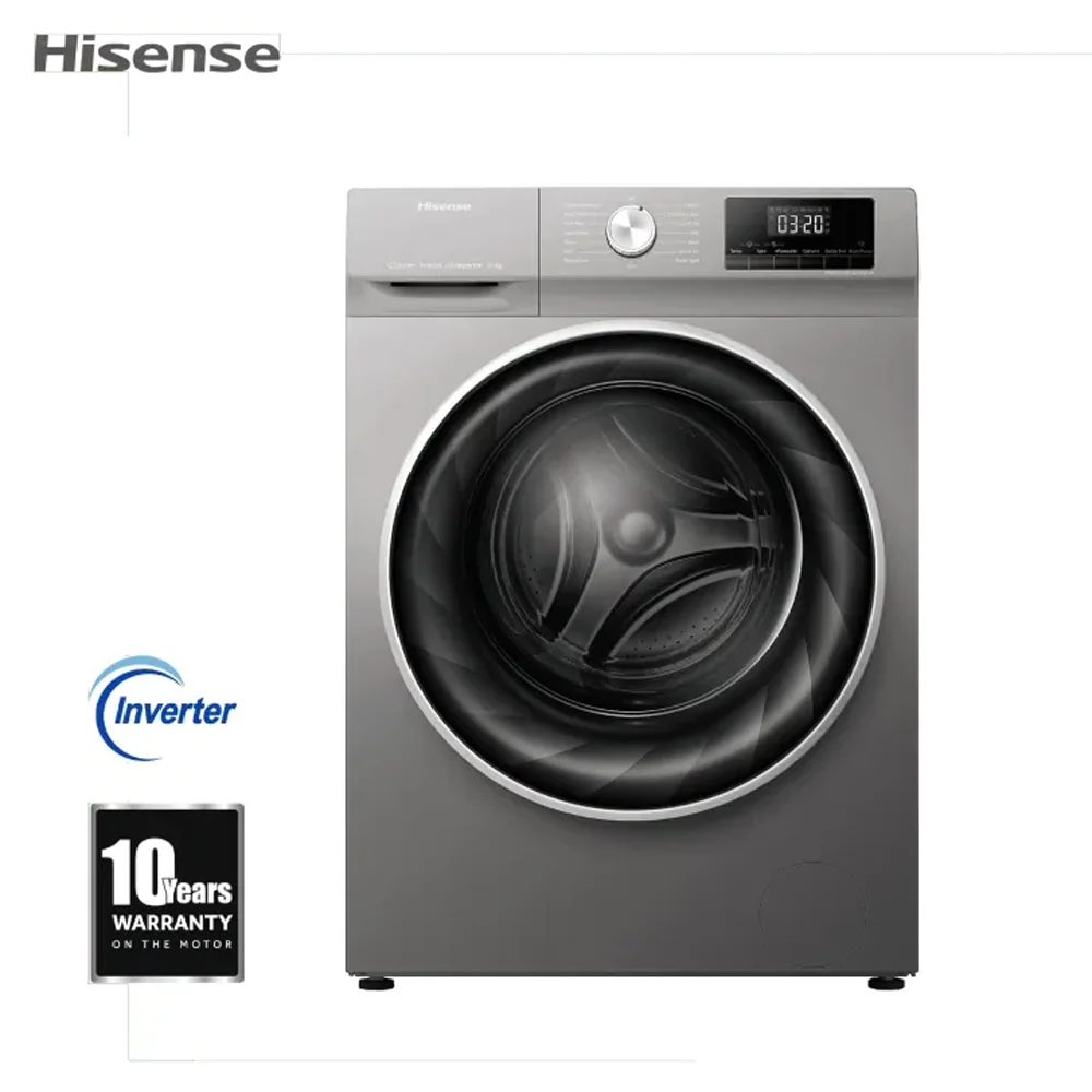 Hisense WDQY1014EVJMT – 10 Kg Washer – 6 Kg Dryer Steam Wash Inverter 1400 RPM Pause & Add