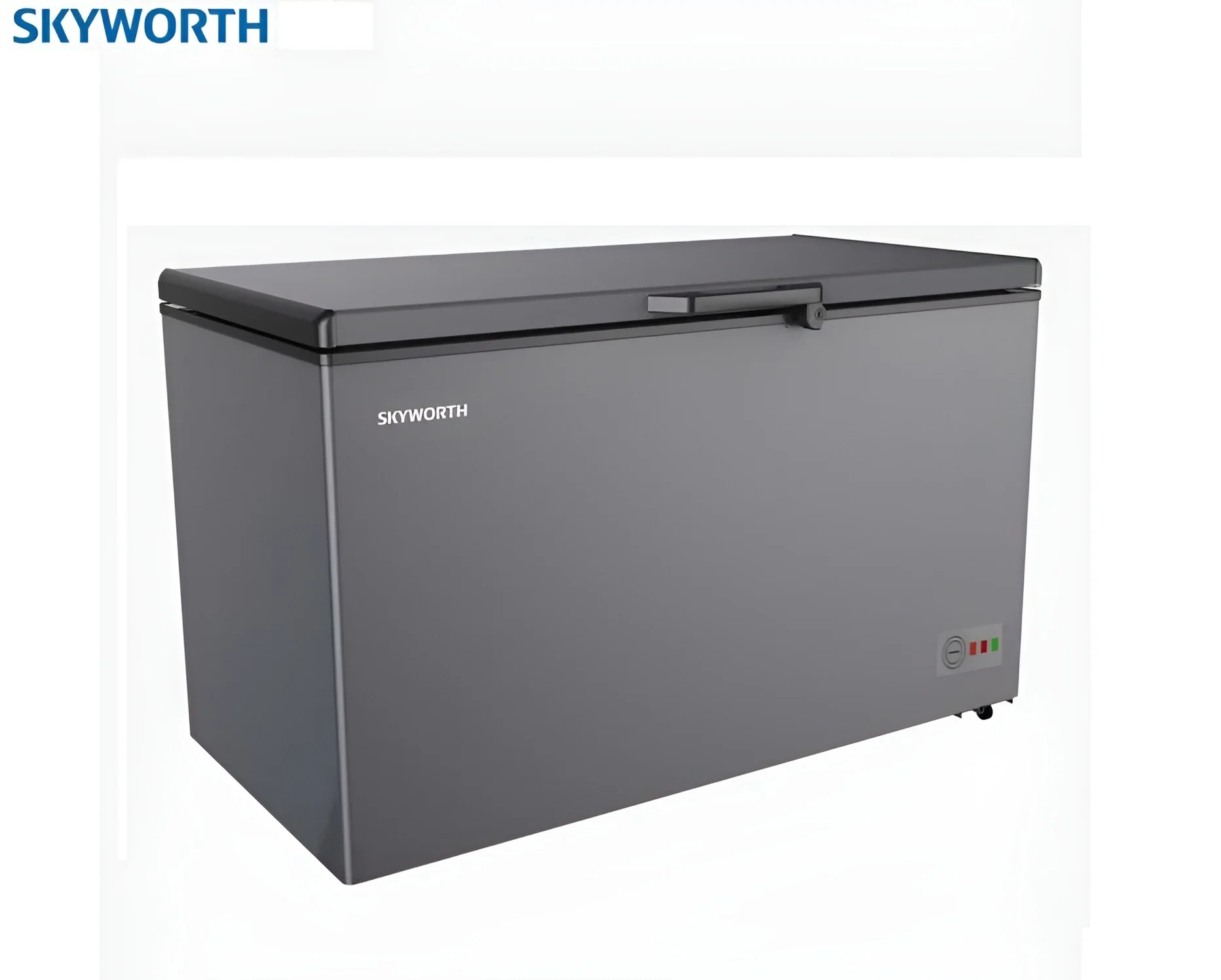 SKYWORTH Chest Freezer 360 Liters - SCF 390_Dark Silver