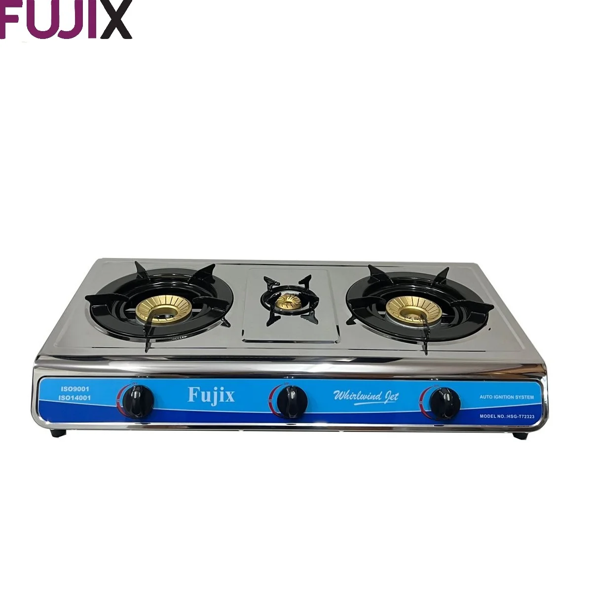 Fujix 3 Burner Coated Cold Rolled Steel Gas stove (HSG_T72323)