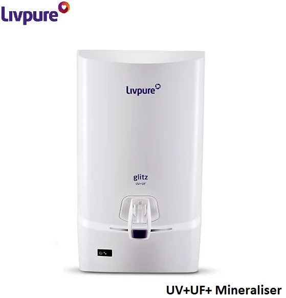 Livpure Glitz Pure RO+UF+ Mineraliser Water Purifier