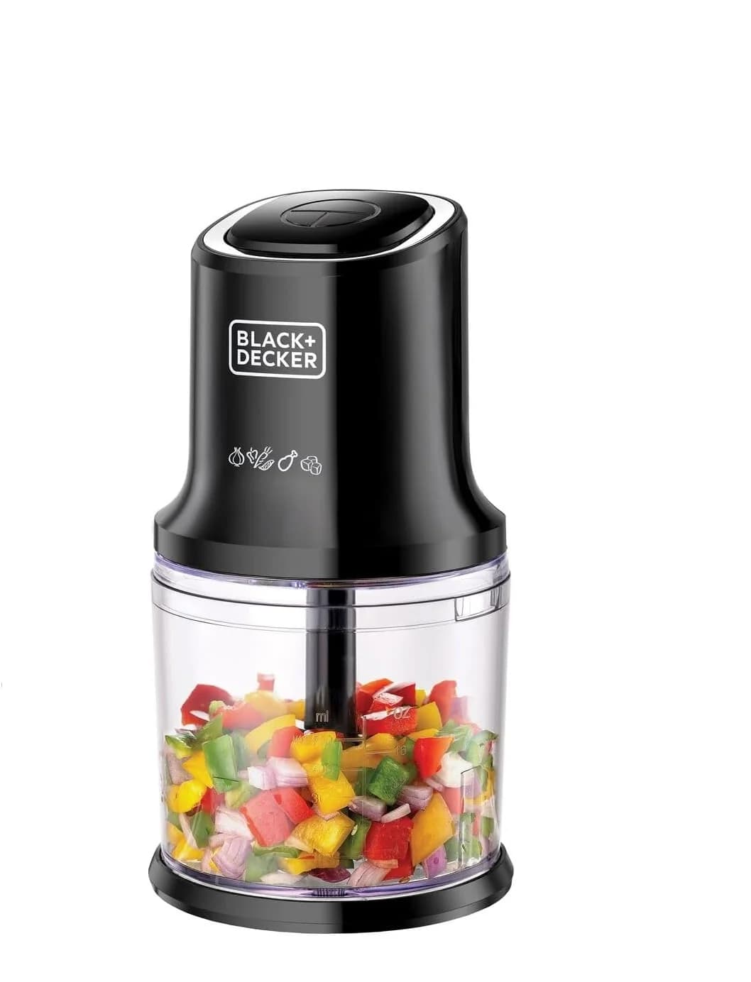 Black & Decker Vertical Chopper, 4 Blades, 500W, 500ml, - FC500-B5