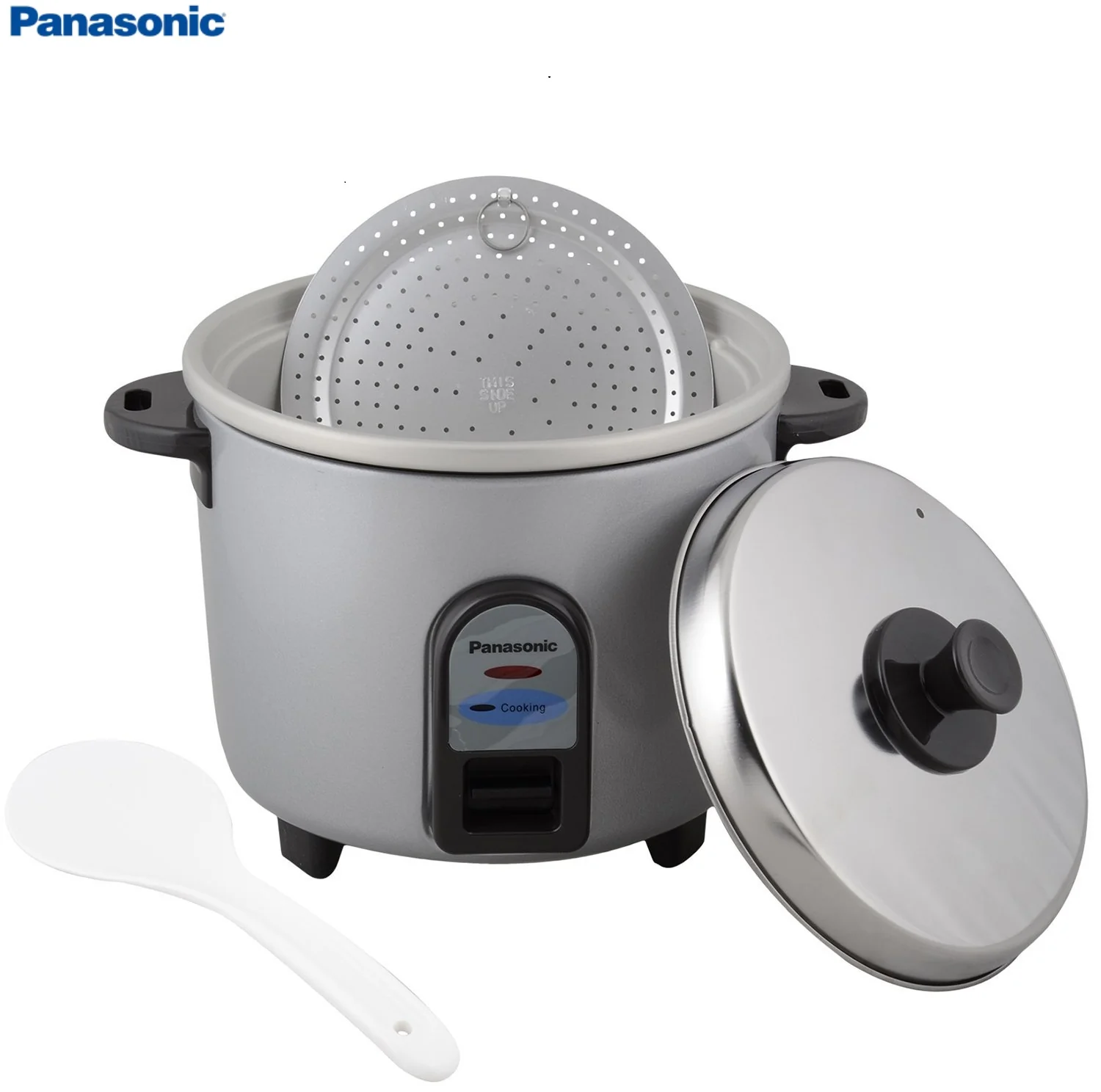 Panasonic SR-WA18 (GE9) 1. 8 Liters Rice Cooker, Silver