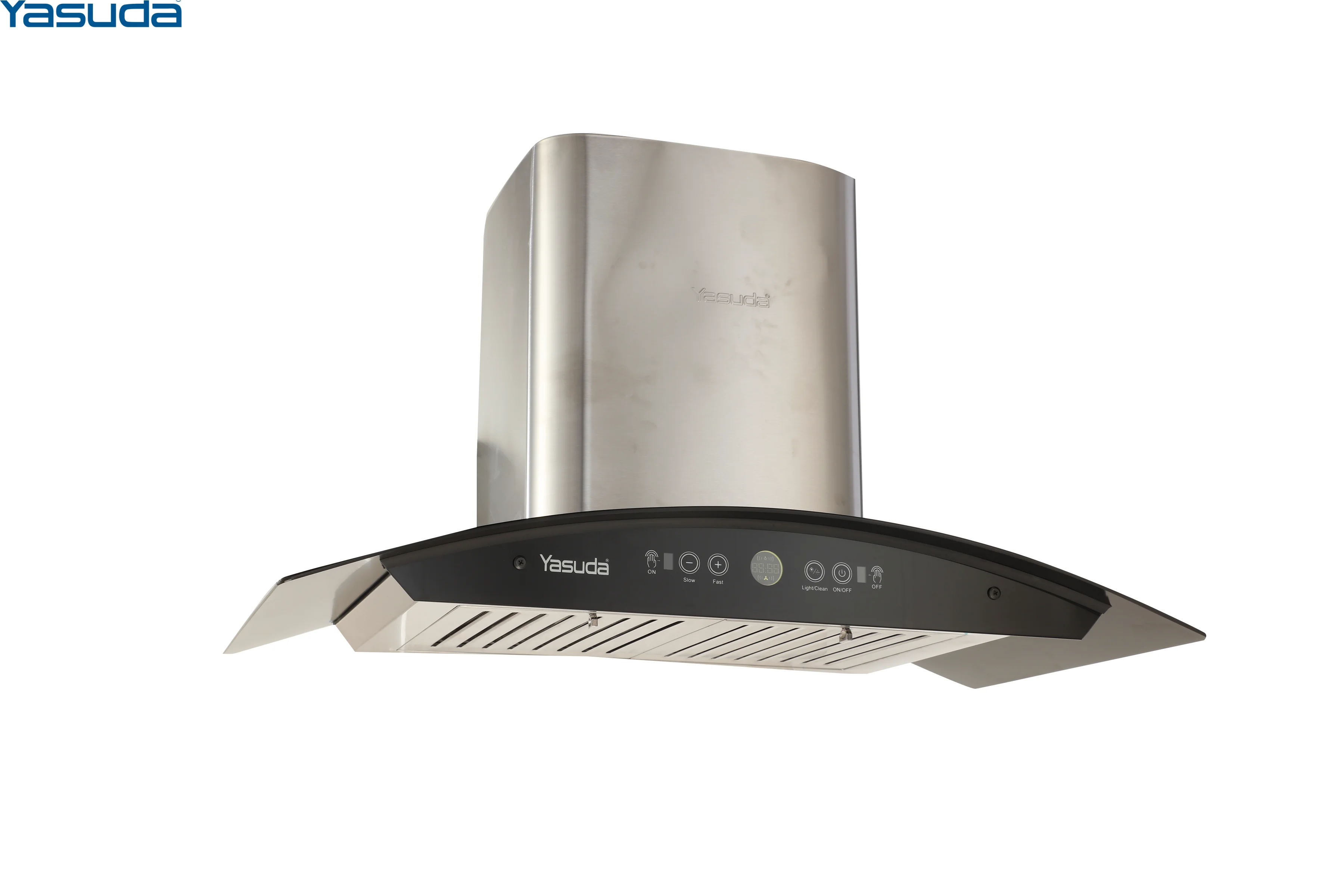 Yasuda 90 cm Baffle Filter Chimney Hand Sensor With Auto clean Function
