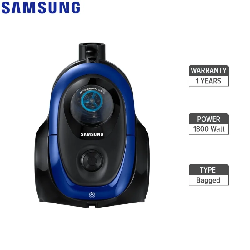 Samsung VC18M2120SB - Canister Bagless Vacuum Cleaner 1800w (Blue)